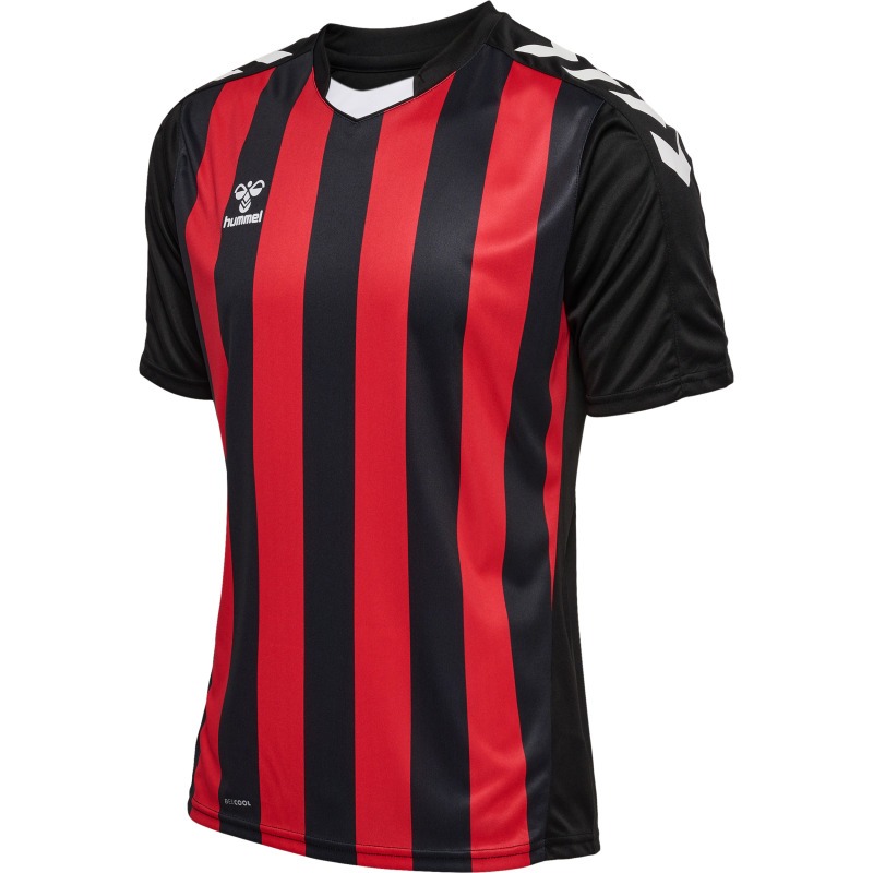Hummel Hmlcore XK Striped Jersey S/S black/true red