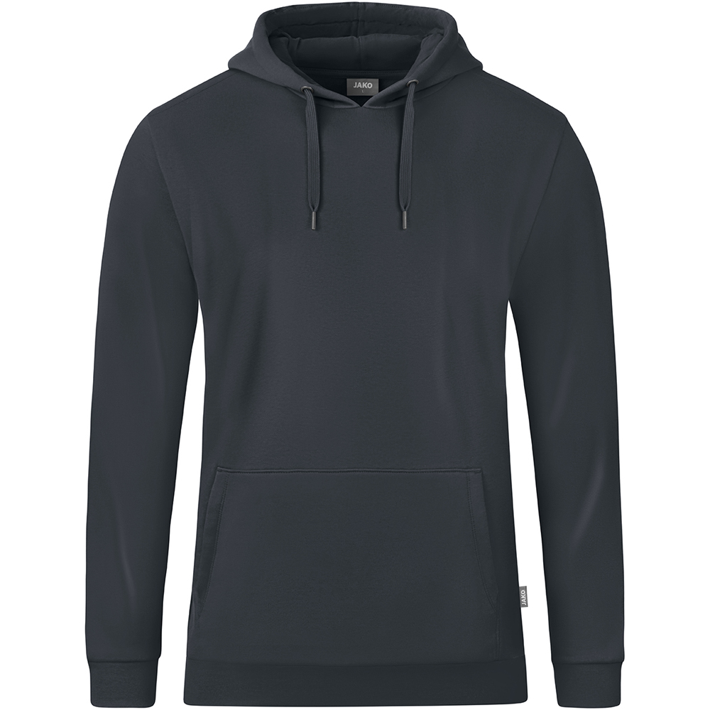 Jako Herren Kapuzensweat Organic grau