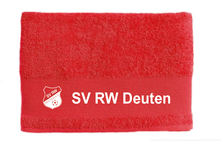 Rot-Weiß Deuten Handtuch 50x100cm
