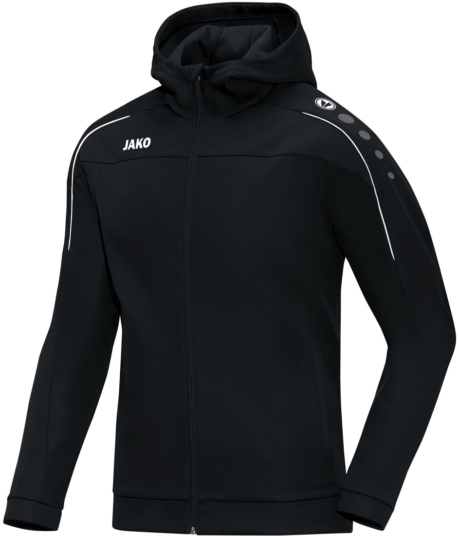 Jako Classico Damen Kapuzenjacke schwarz