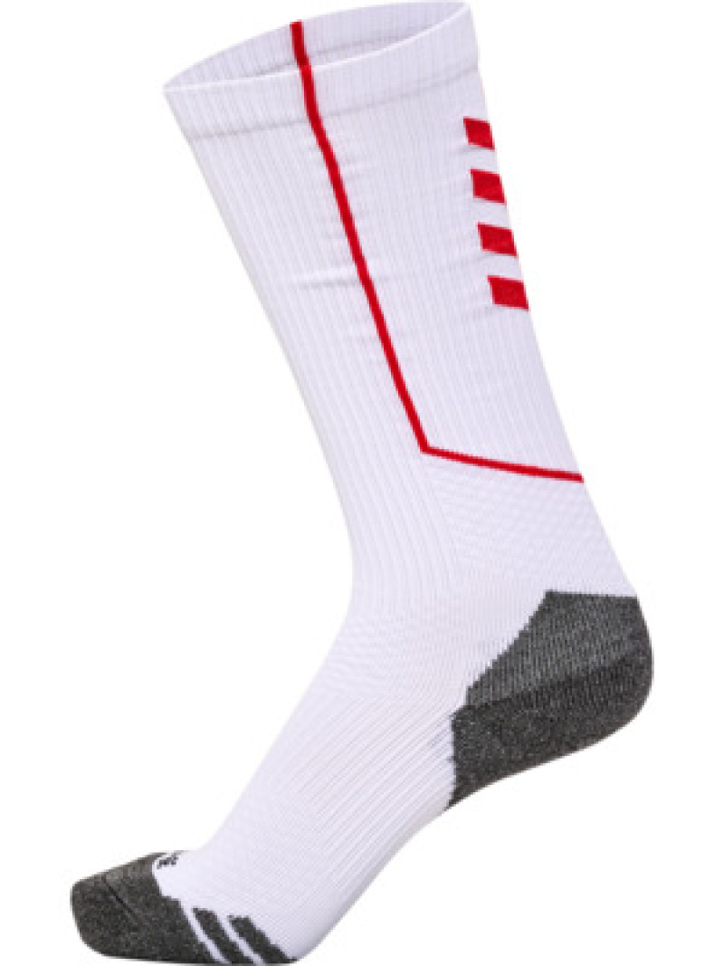 Hummel hmlPRO TRAINING SOCKS HIGH white/true red