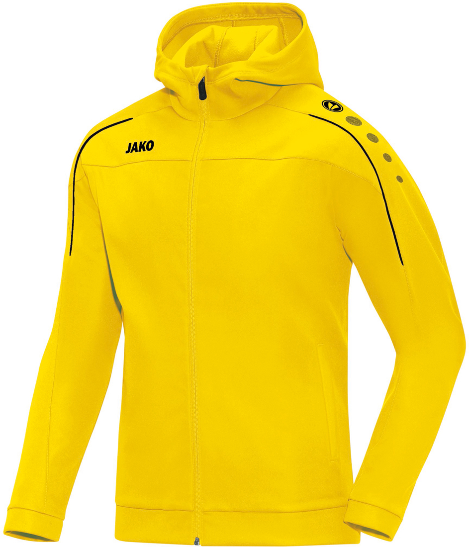 Jako Classico Kapuzenjacke citro