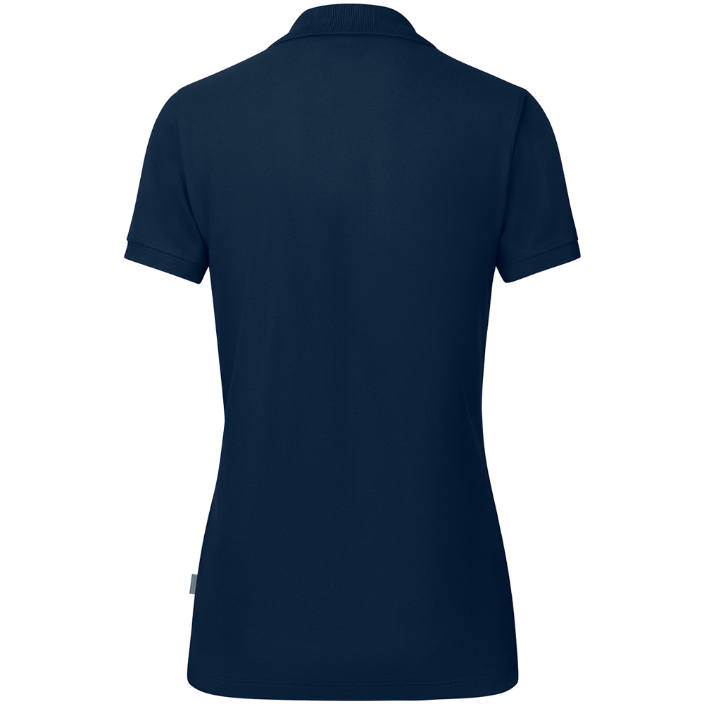 Jako Damen Polo Organic blau