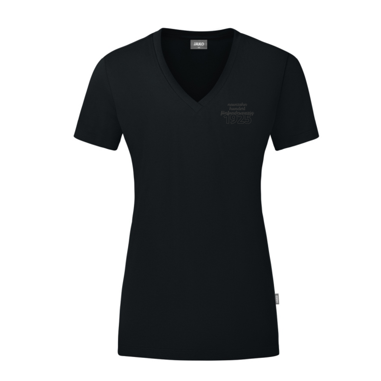 Adler Weseke Damen T-Shirt Organic schwarz 1925 Stick