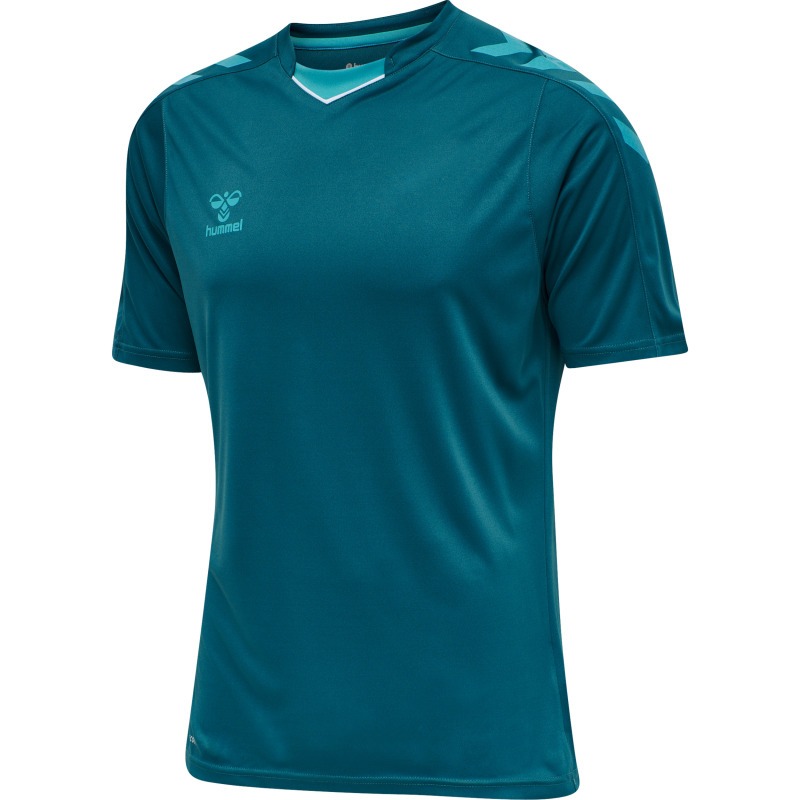 Hummel Hmlcore XK Poly Jersey S/S blue coral