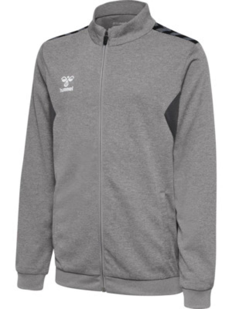 Hummel Hmlauthentic 24 PL Kinder Reißverschlussjacke grau