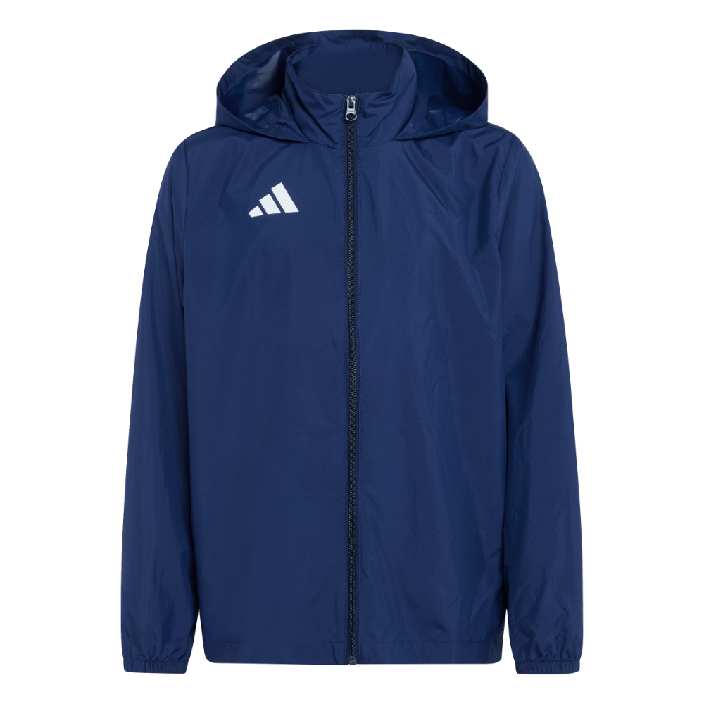 Adidas Entrada 26 leichte Regenjacke Kids Dunkelblau