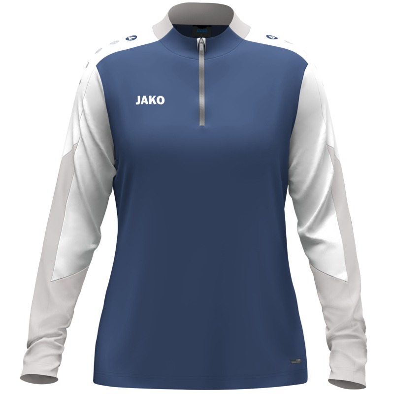 Jako Damen Ziptop Dynamic Damen nachtblau-weiß-hellgrau