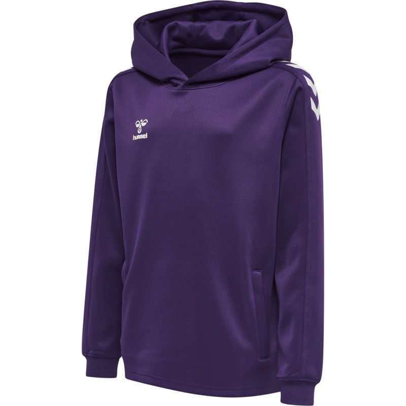 Hummel Hmlcore XK Poly Kids Sweat Hoodie acai/white