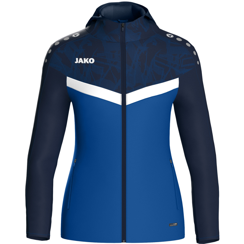 Jako Damen Kapuzenjacke Iconic  royal/marine