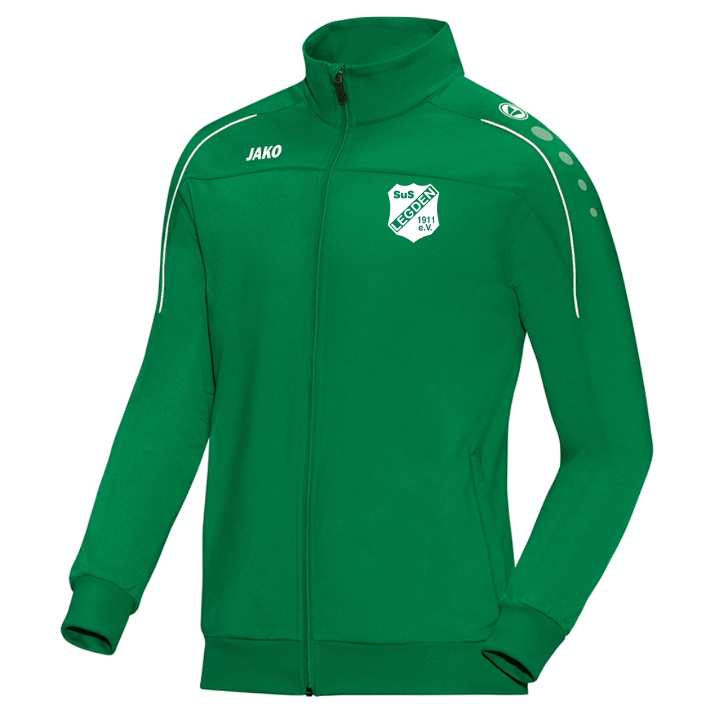 SuS Legden Polyesterjacke Classico sportgrün-weiß