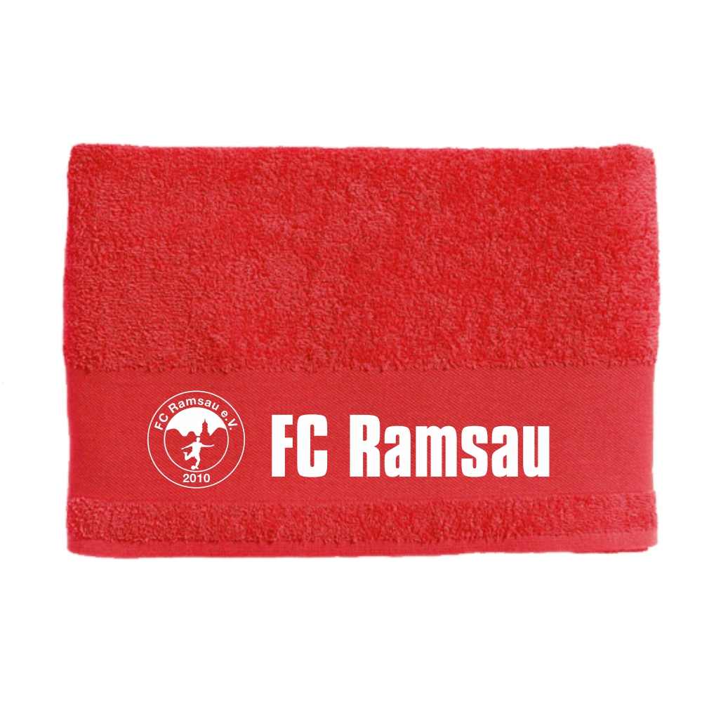 FC Ramsau Handtuch 50x100cm rot