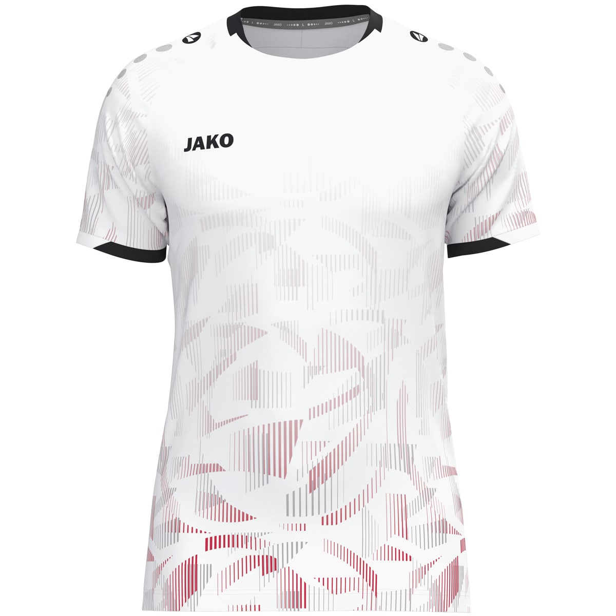 Jako Trikot Sonic KA Kinder weiß/rot/grau