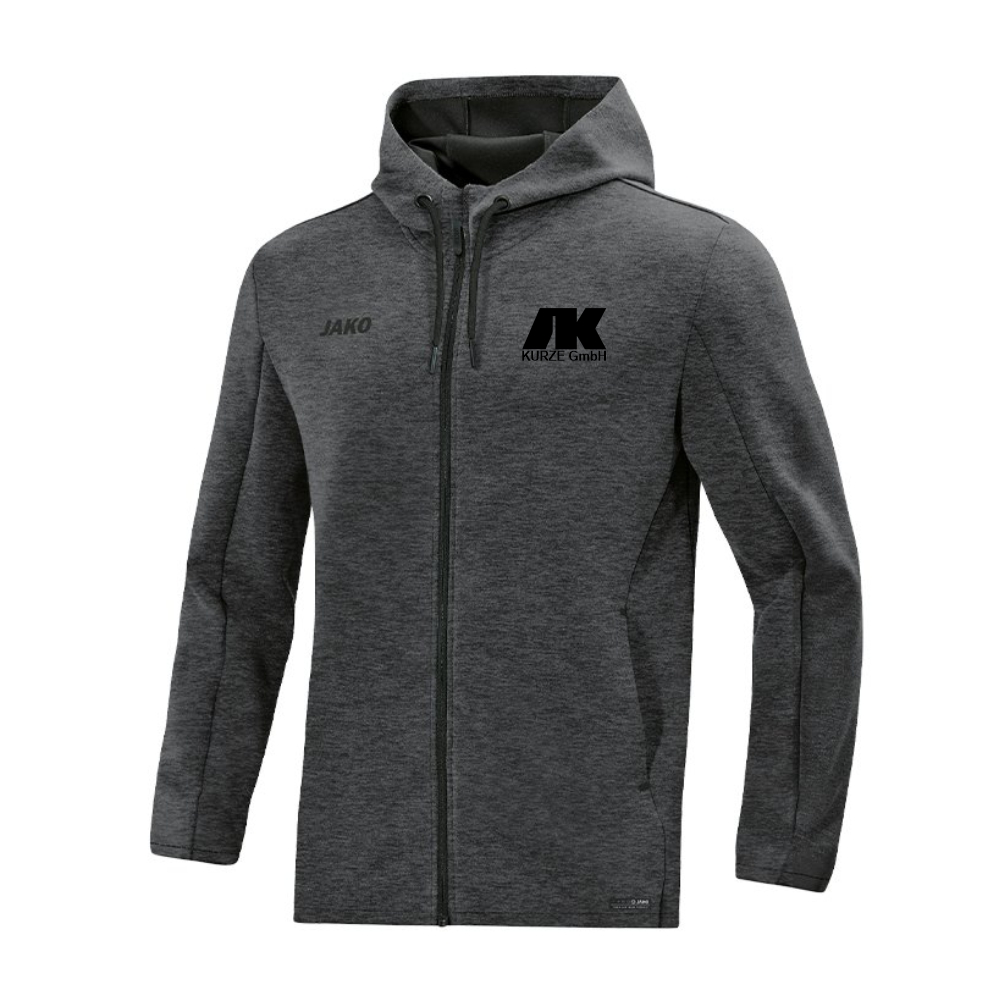 Kurze GmbH Kapuzenjacke Premium Basics anthrazit