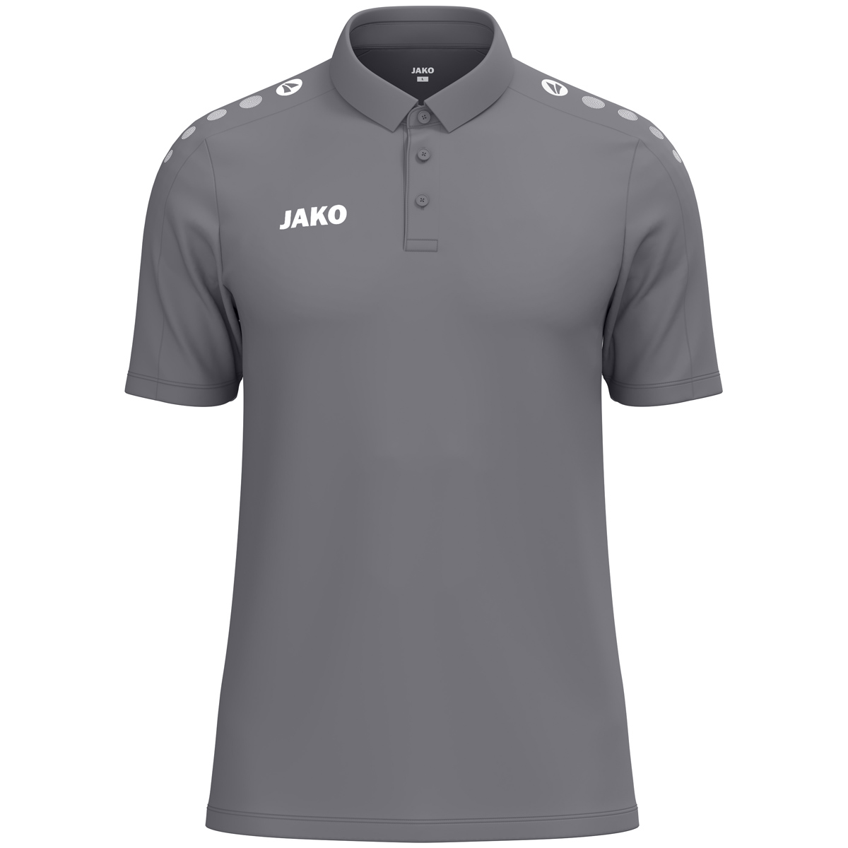Jako Polo One Cotton grau