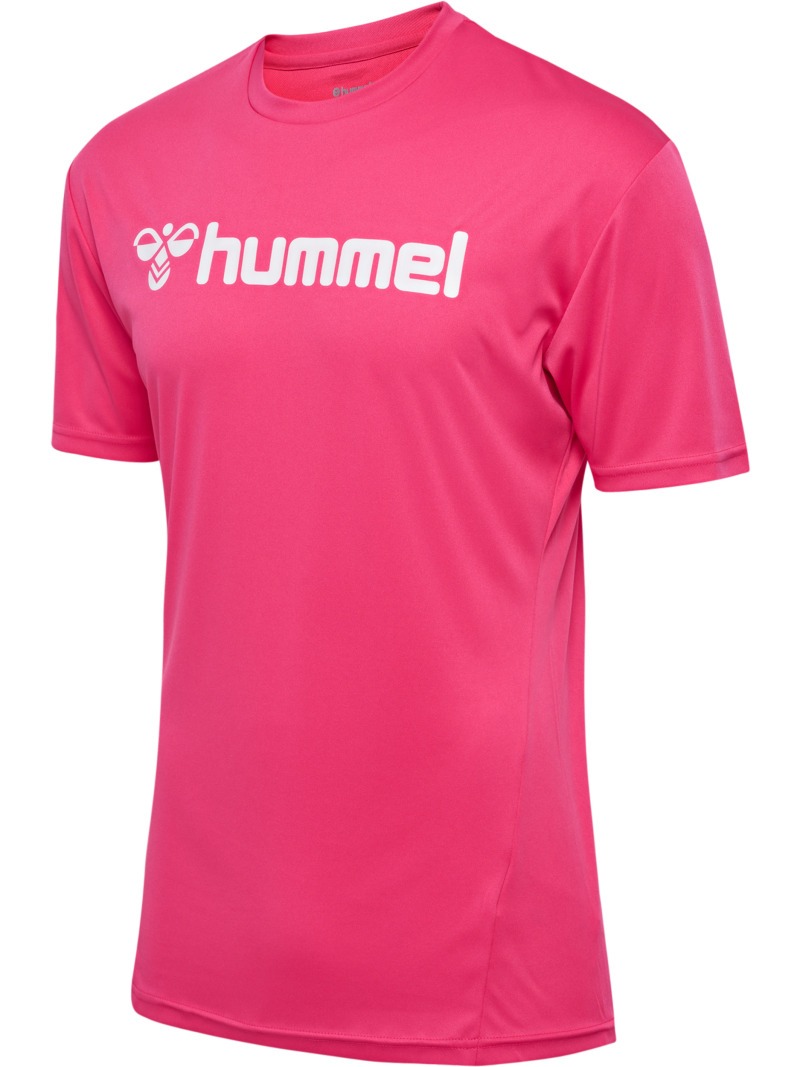 Hummel Hmllogo Jersey S/S raspberry sorbet