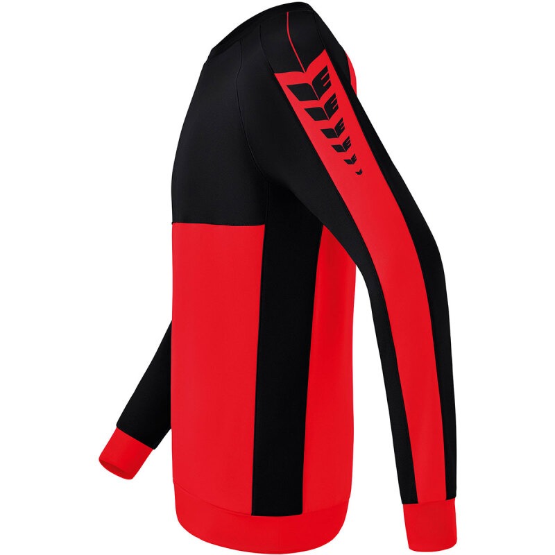 Erima Sweatshirt Six Wings rot-schwarz