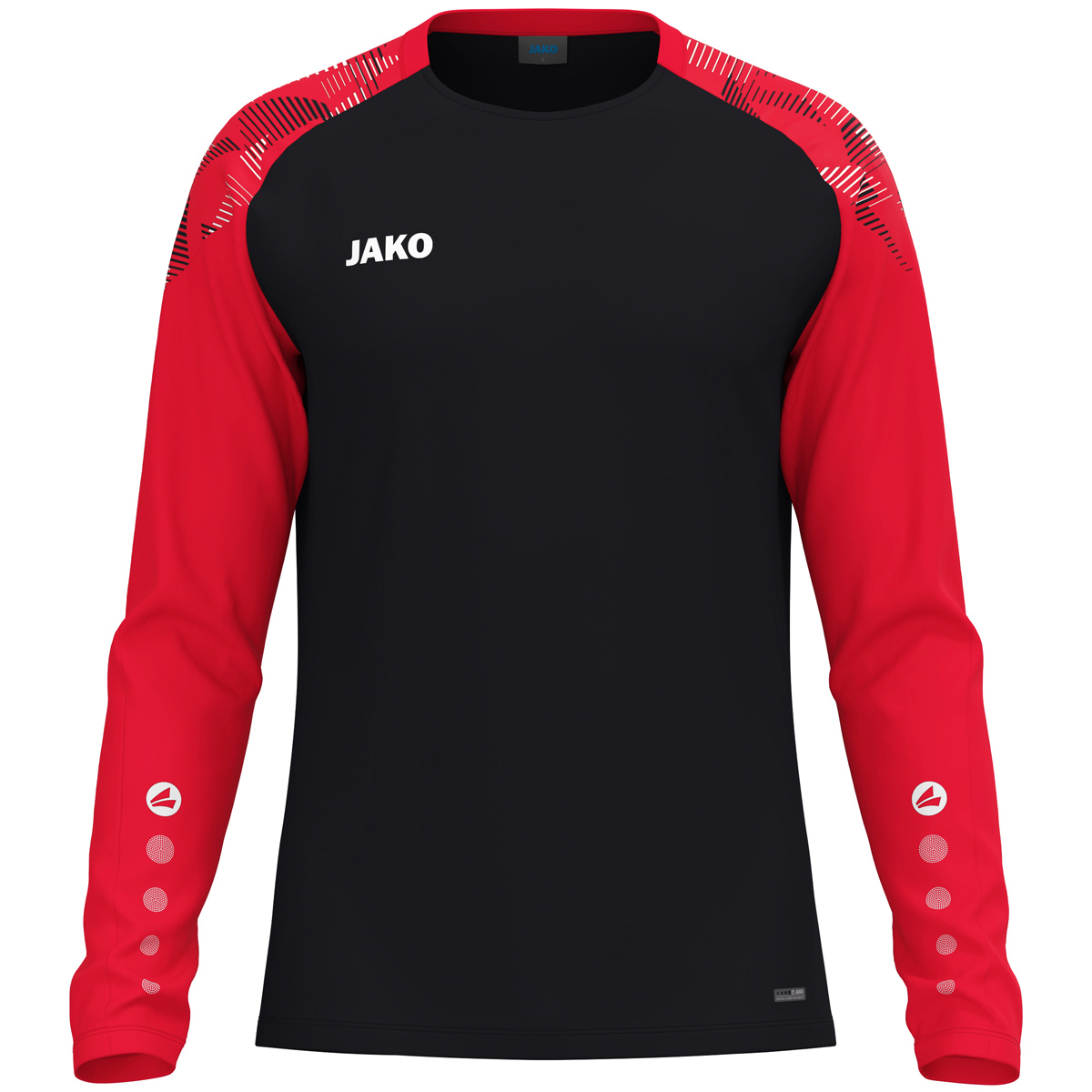 Jako Longsleeve Sonic Kinder schwarz/rot