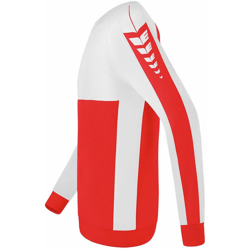 Erima Sweatshirt Six Wings rot-weiß