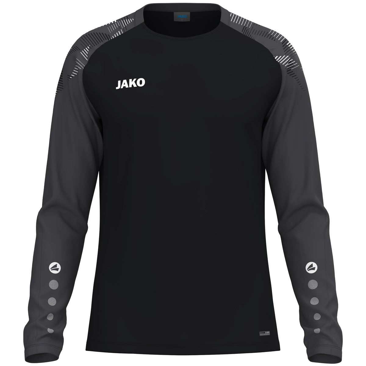 Jako Longsleeve Sonic schwarz/anthrazit