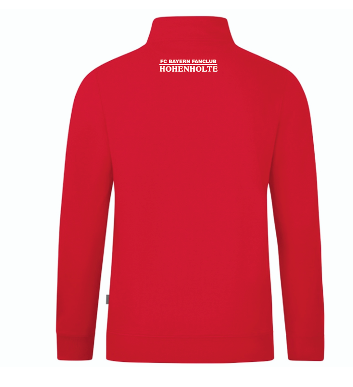 FC Bayern Fanclub Hohenholte Sweatjacke Doubletex rot