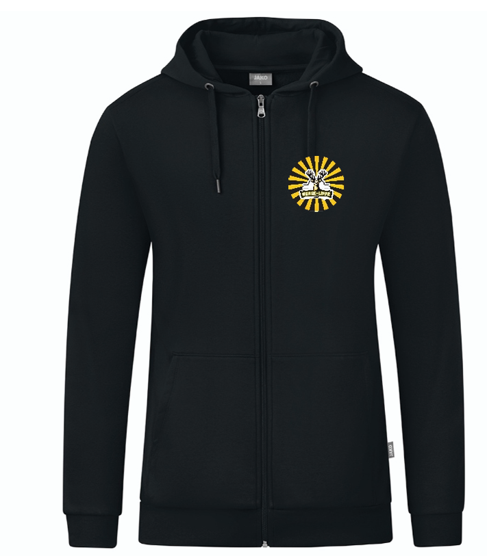 Werse Lippe Crew Kapuzenjacke Organic schwarz