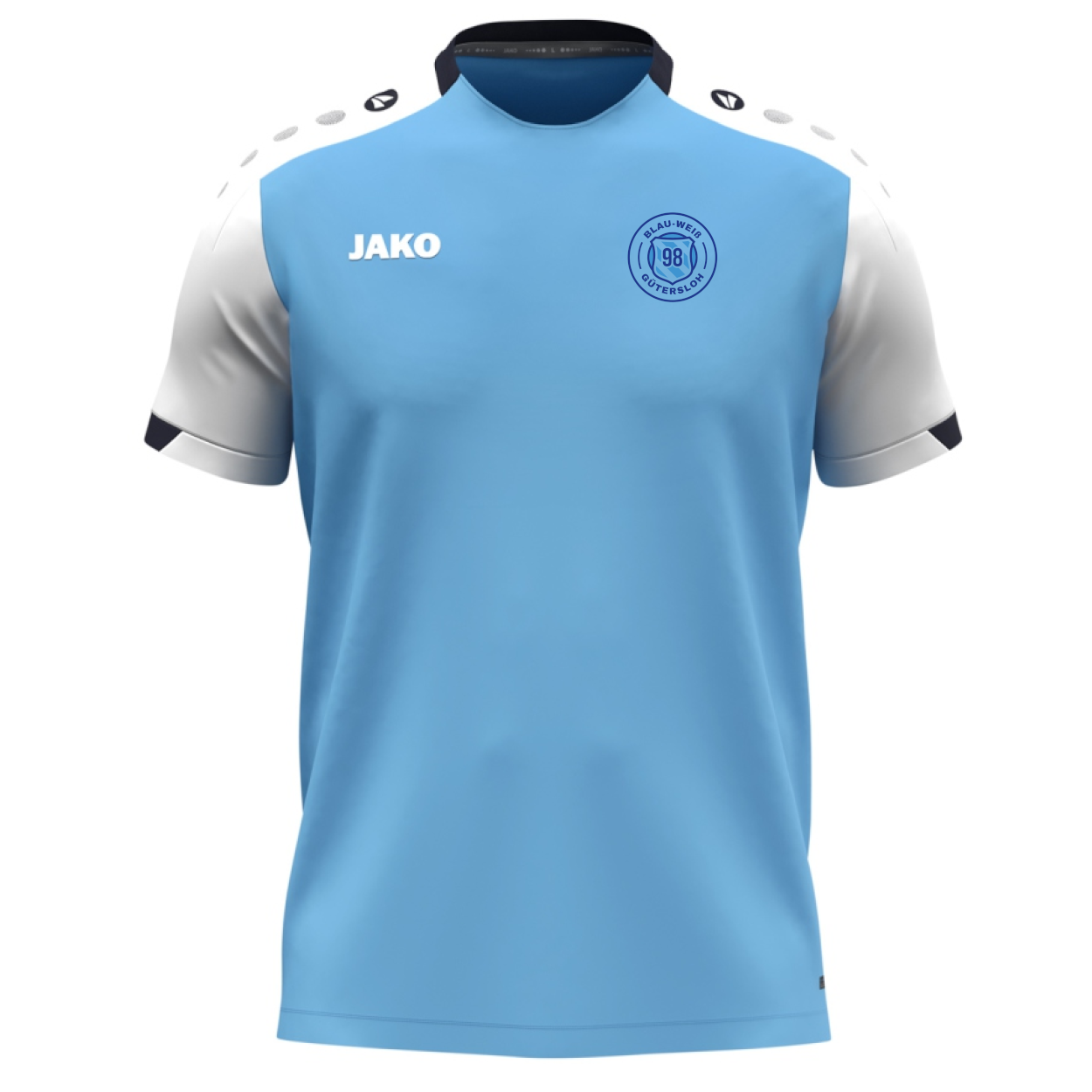 Blau-Weiß 98 Gütersloh Kinder T-Shirt Dynamic hellblau-weiß