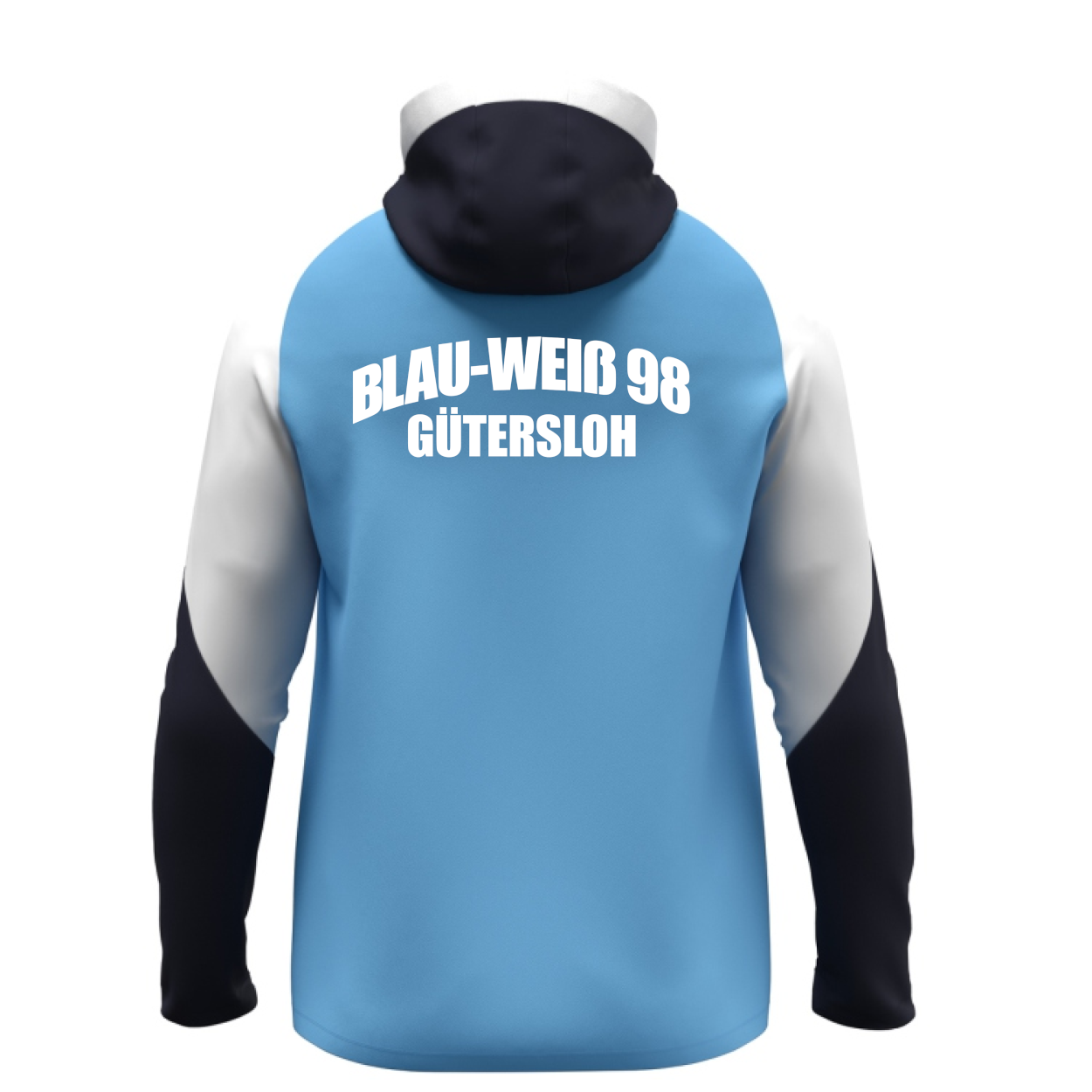 Blau-Weiß 98 Gütersloh Kinder Kapuzenjacke Dynamic hellblau-weiß