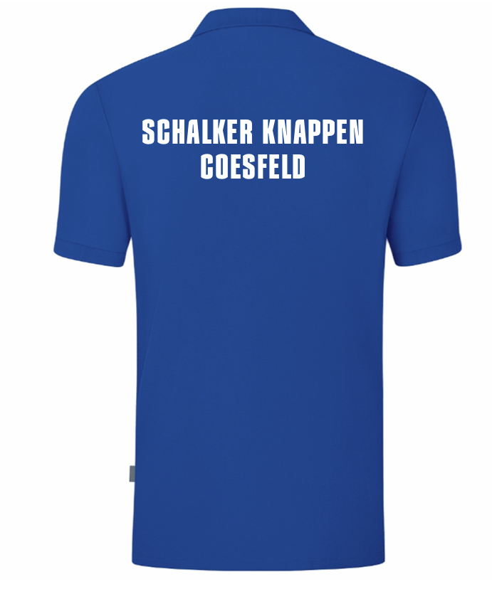 S04 Fanclub Knappen Coesfeld Polo Organic blau