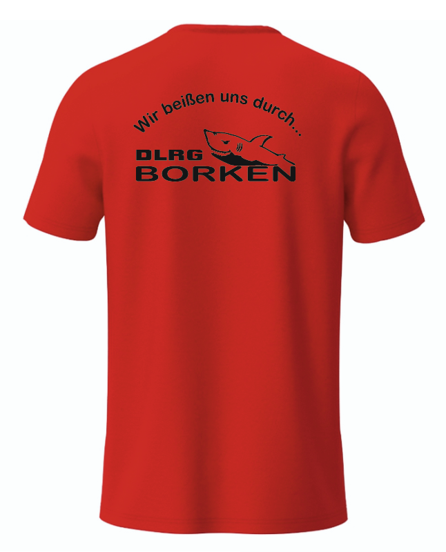 DLRG Borken T-Shirt TS Kinder rot