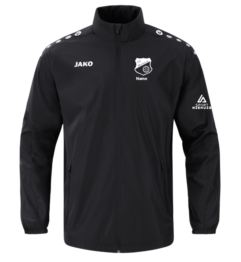FC Marbeck Regenjacke One schwarz