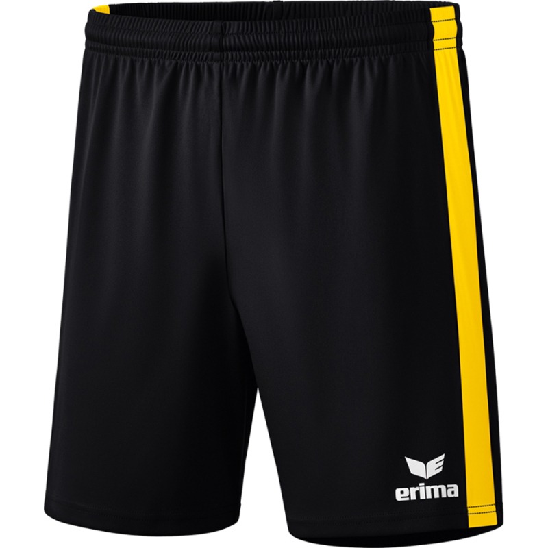 Erima Herren Shorts Retro Star schwarz-gelb