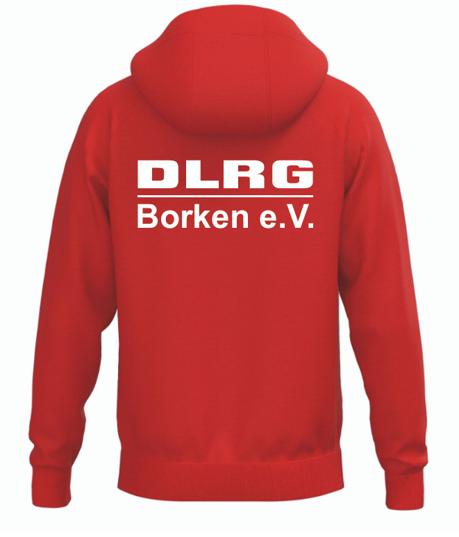 DLRG Borken Kapuzensweat TS rot