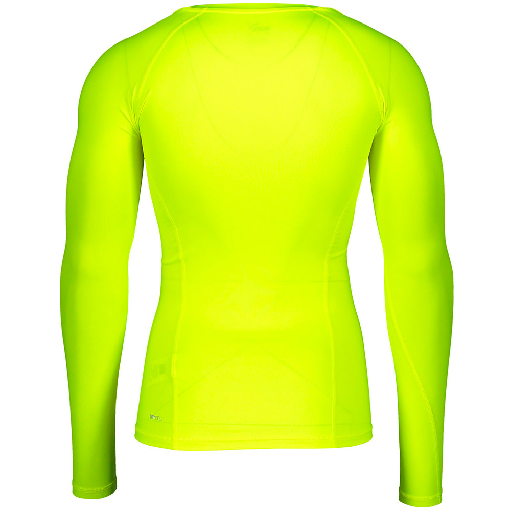 Puma Baselayer Langarm Shirt Liga gelb