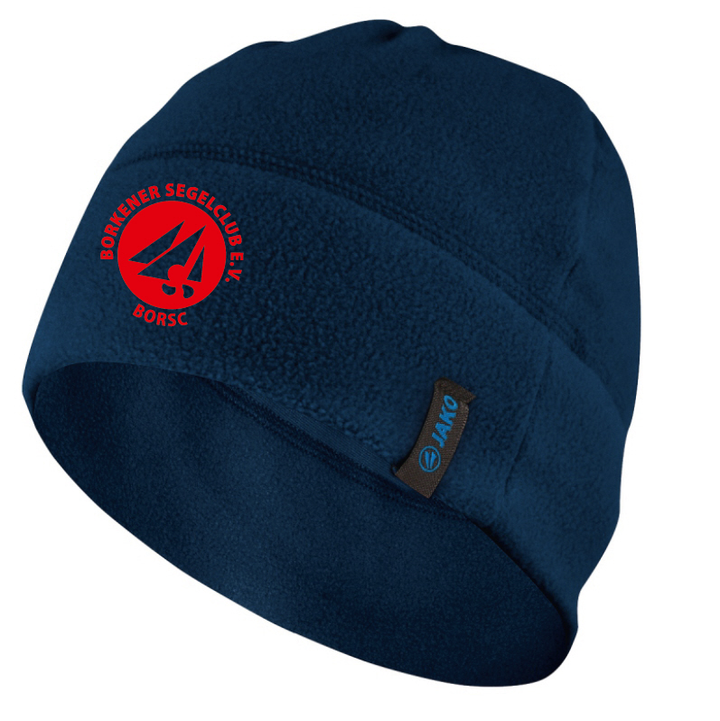 Borkener Segelclub Fleecemütze blau mit Stick