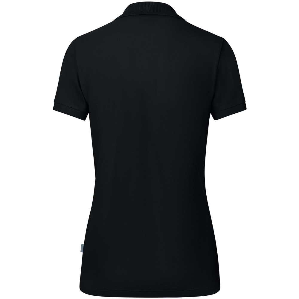 Jako Damen Polo Organic schwarz