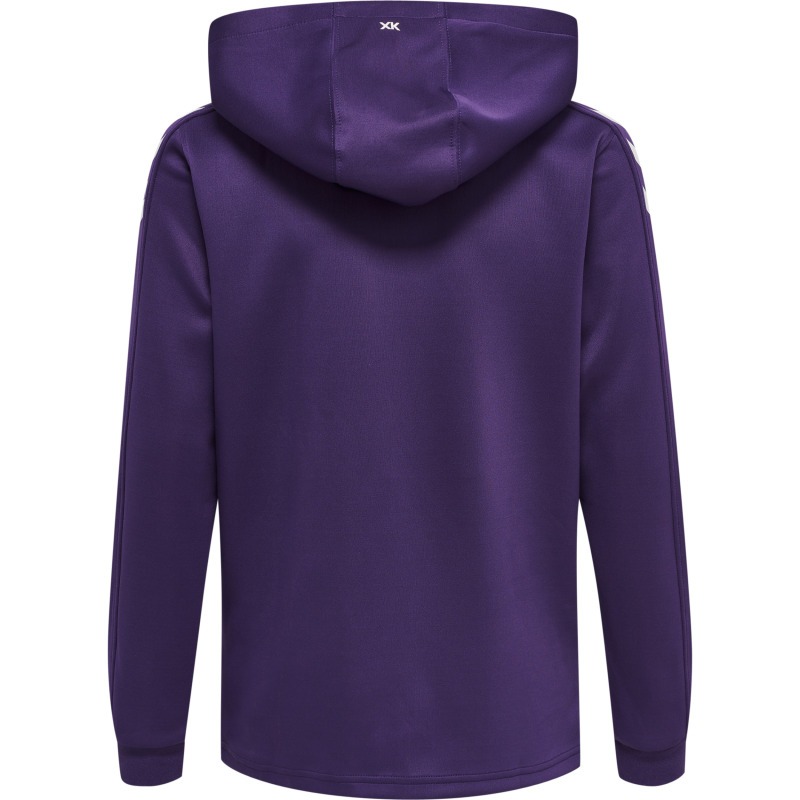 Hummel Hmlcore XK Poly Zip Hood Sweat Kids acai/white