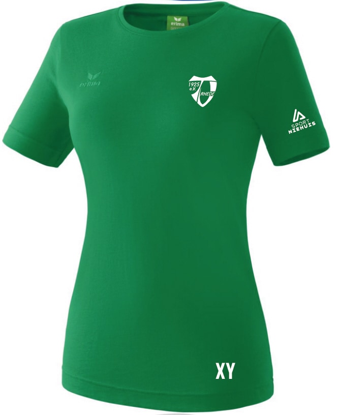 TV Rhede Damen T-Shirt Baumwolle grün