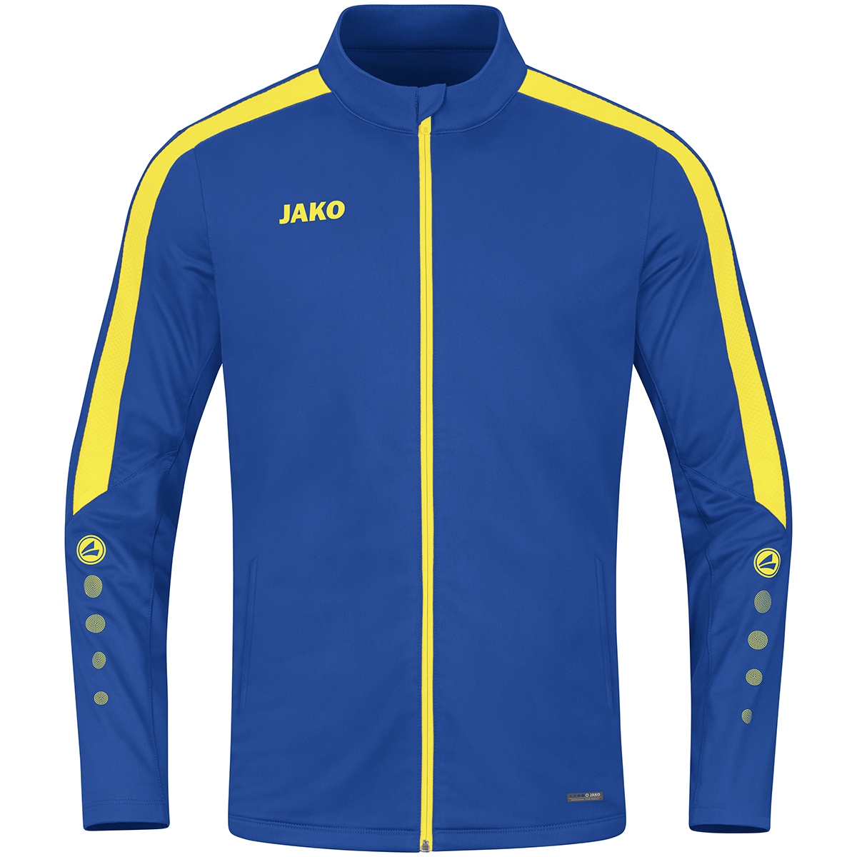 Jako Herren Polyesterjacke Power royal/citro