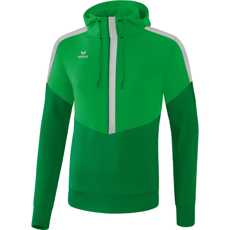 Erima Kinder Hoodie Squad grün-grau