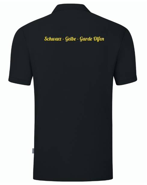 Schwarz-Gelbe-Garde Olfen Polo Organic schwarz