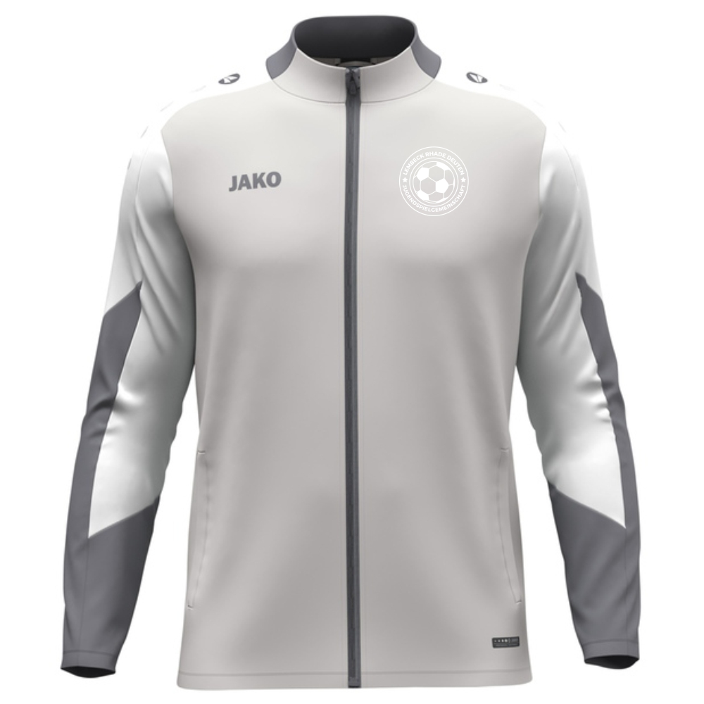 JSG Lembeck Rhade Deuten Polyesterjacke Dynamic hellgrau-weiß