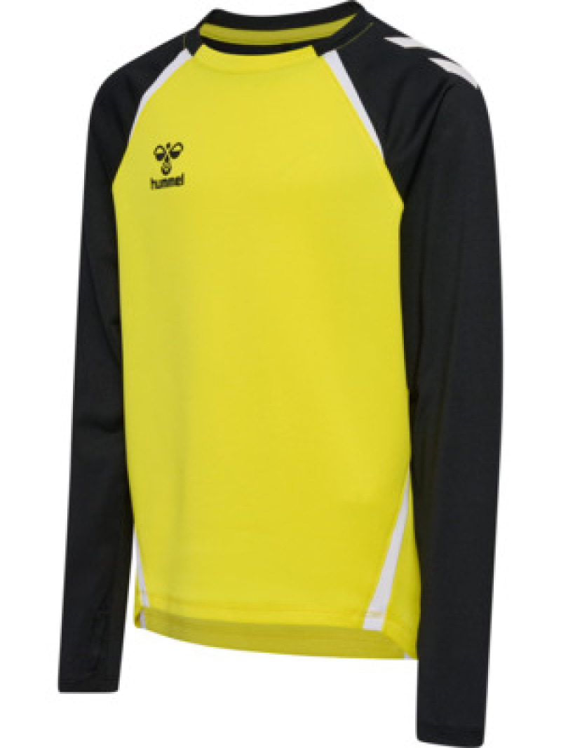 Hummel hmlLEAD 2.0 CREW SWEAT KIDS blazing yellow/black