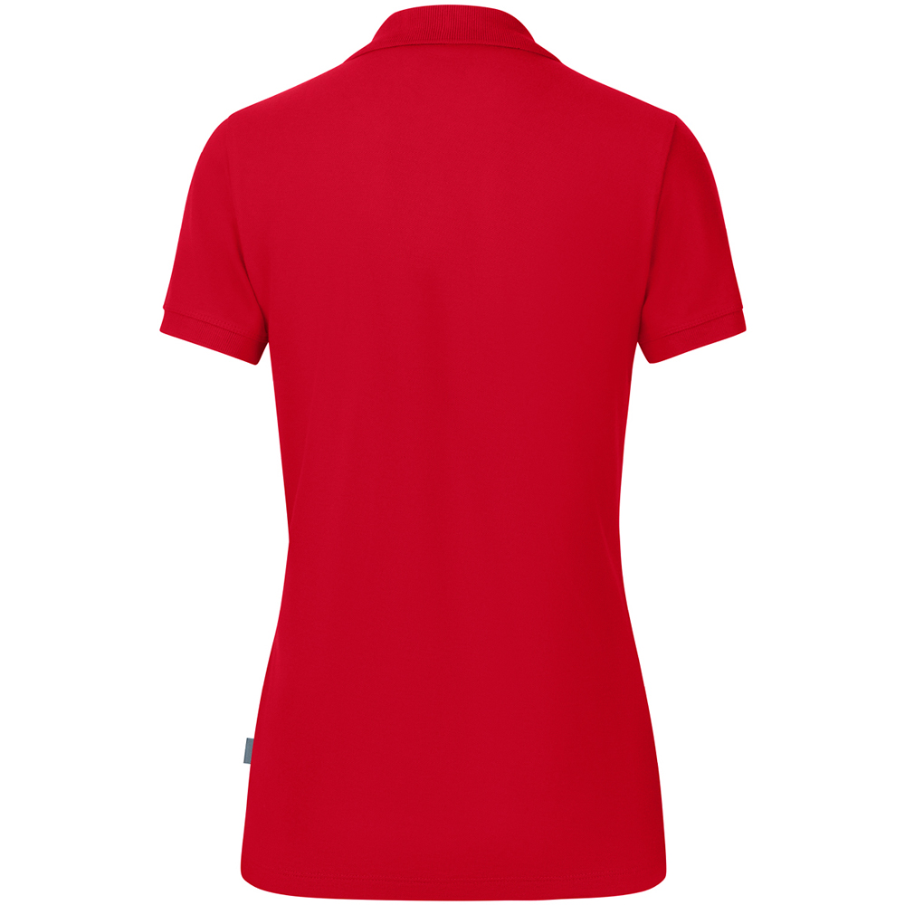 Jako Damen Polo Organic rot