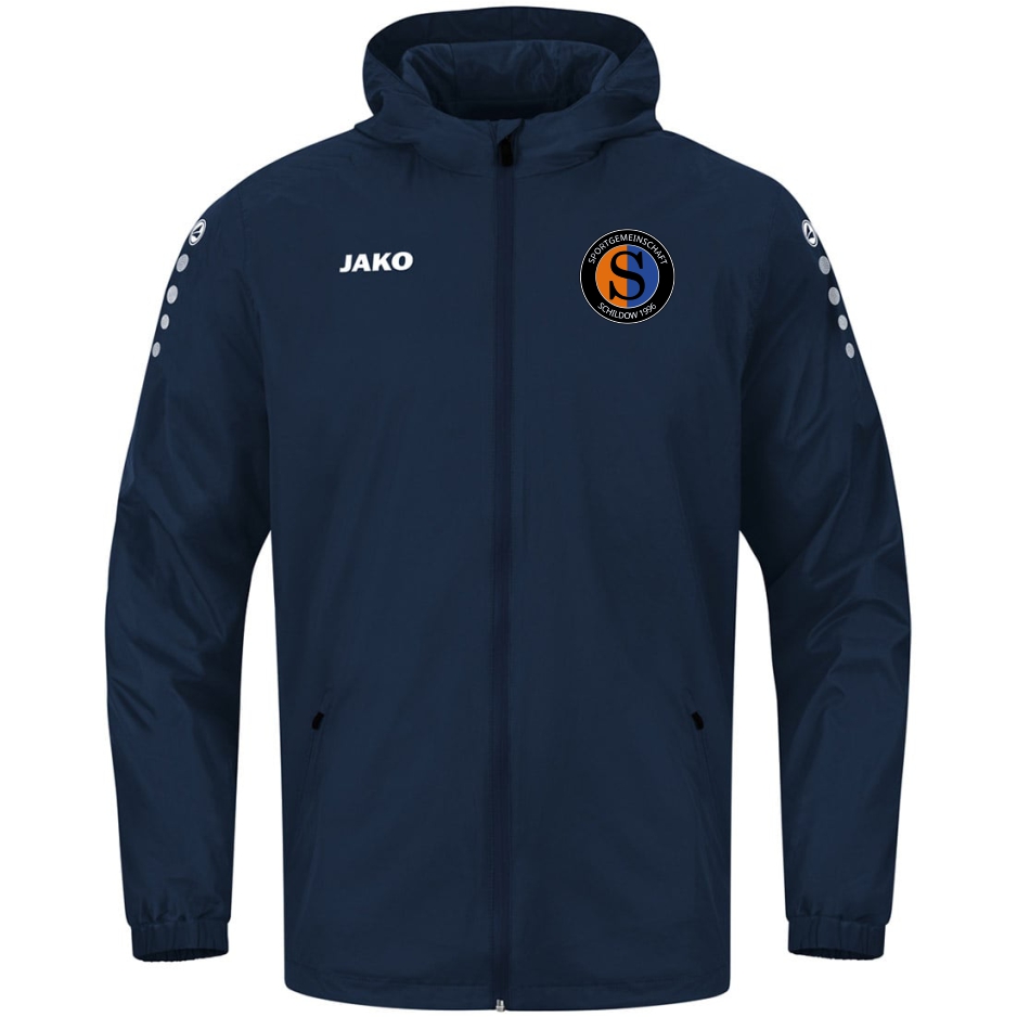 SG Schildow Kinder Allwetterjacke Team 2.0 blau-weiß