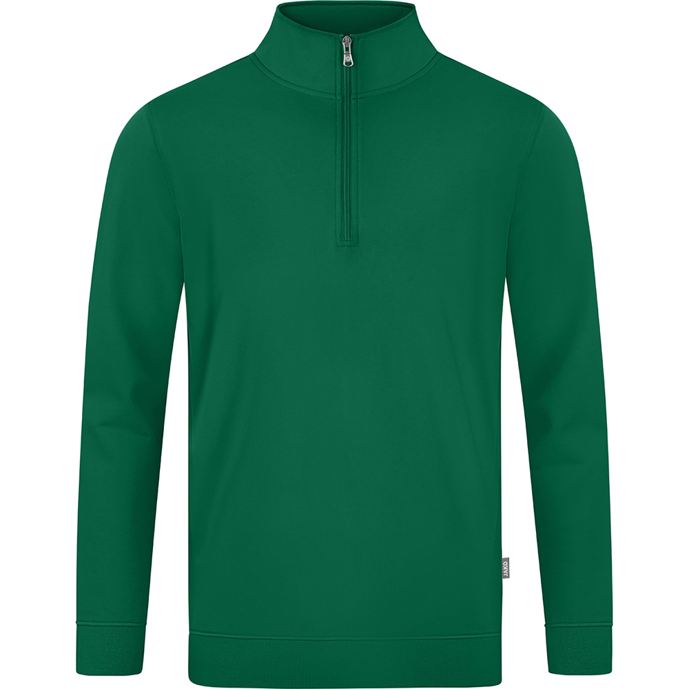 Jako Herren Ziptop Doubletex grün