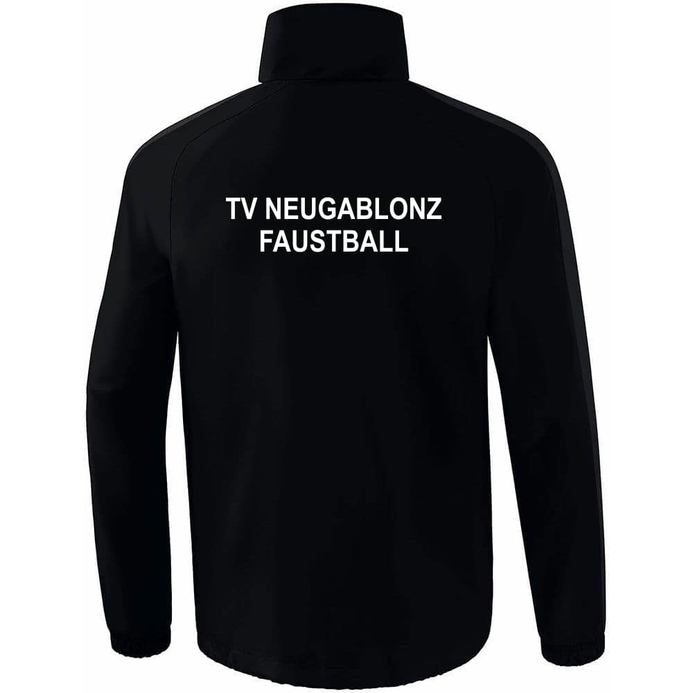 TV Neugablonz Erima Herren Team Allwetterjacke schwarz-weiß