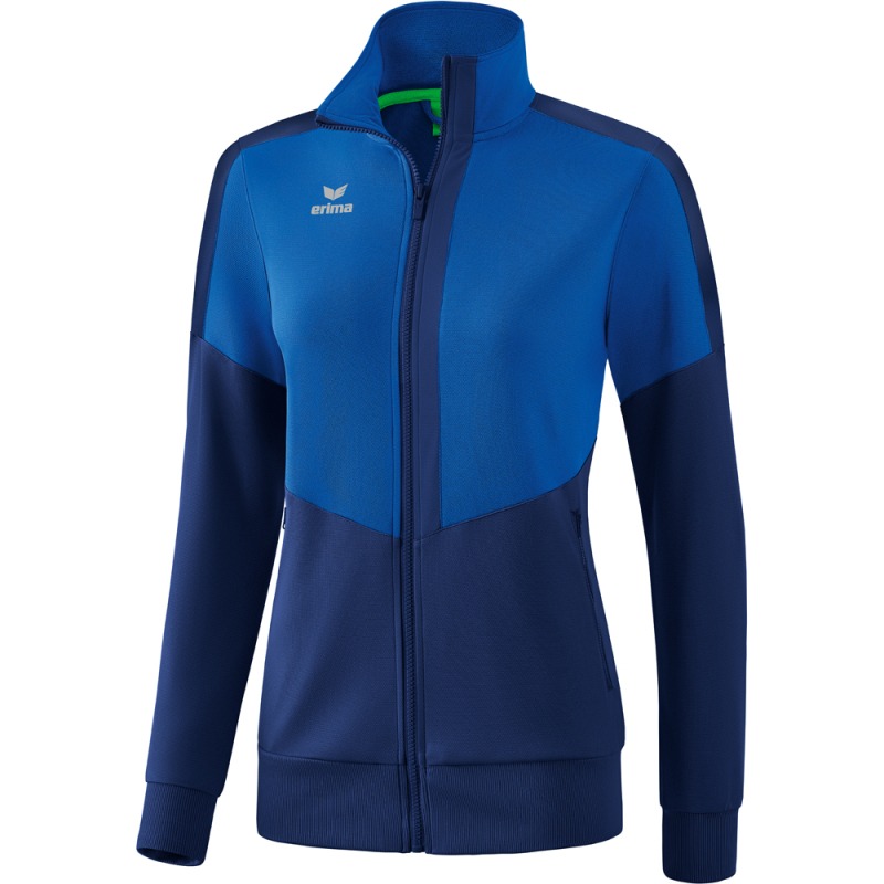 Erima Damen Trainingsjacke Squad blau