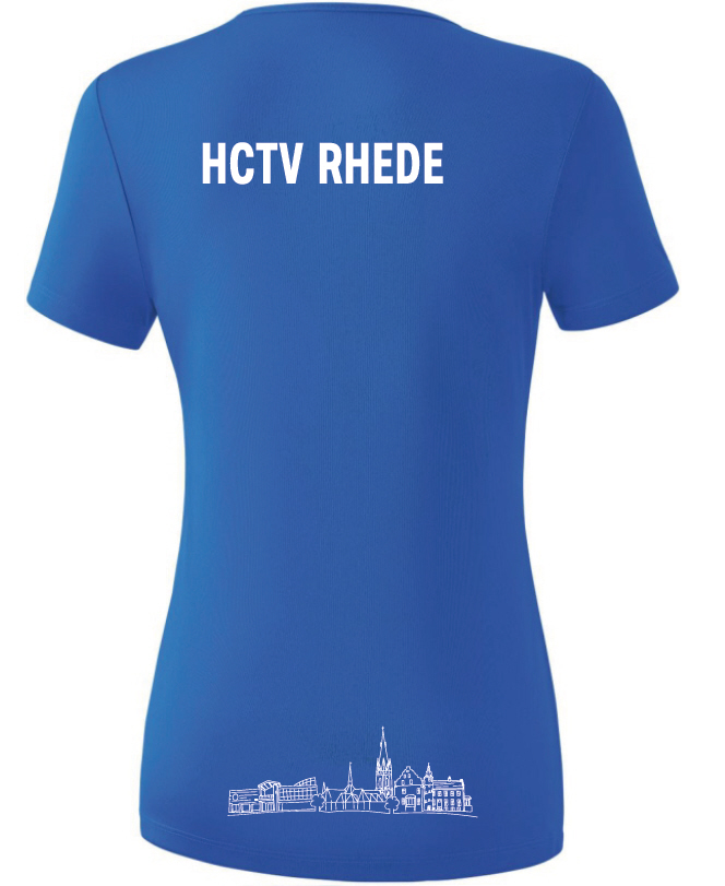 TV Rhede Damen Funktions T-Shirt blau