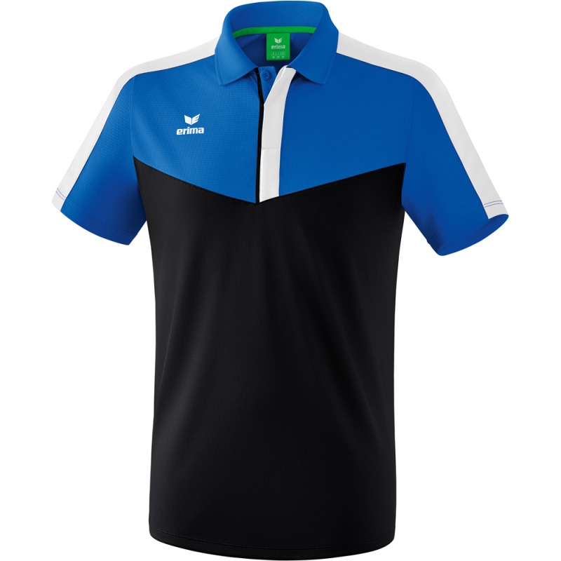 Erima Herren Poloshirt Squad blau-schwarz-weiß